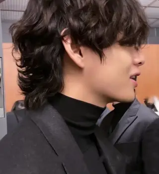 パーマ メンズ フェザーパーマ/ スペインカールのヘアスタイル