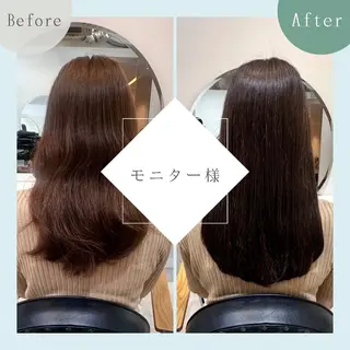 セミロング カラー 🍀木金限定🍀@ マンツーマンサロンのヘアスタイル