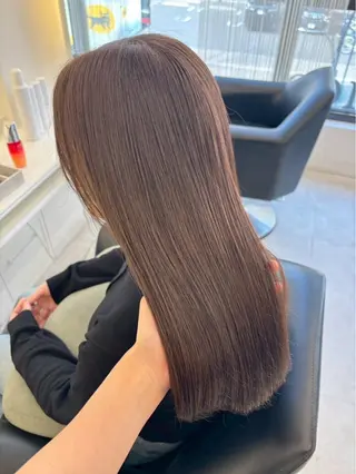 ロング カラー ParveMix 岡本えりかのヘアスタイル