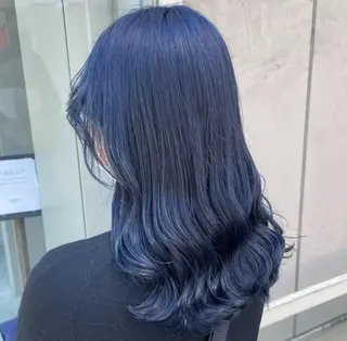 セミロング カラー 🌈カラーとエクステ 🌈のヘアスタイル