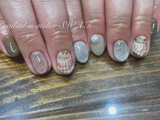 ネイル ヘアーサロン大野所属・nailsalon SWATiのネイルデザイン