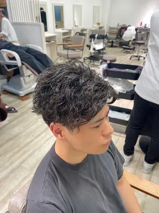 ショート パーマ メンズ 【髪質改善サロン】 🌟だいち🌟のヘアスタイル