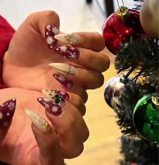 ネイル 大人可愛いネイル🎗 Hinaのネイルデザイン