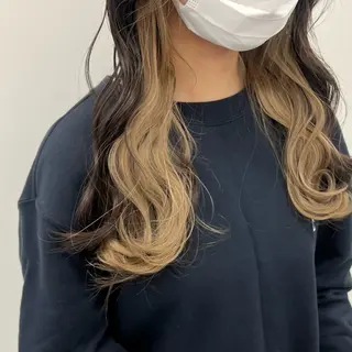 セミロング カラー 韓国スタイル🇰🇷 トレンドレイヤー🪡のヘアスタイル