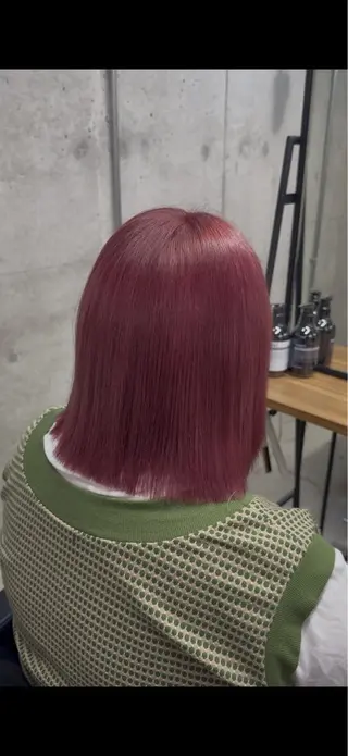 ミディアム lafit 侑莉人のヘアスタイル
