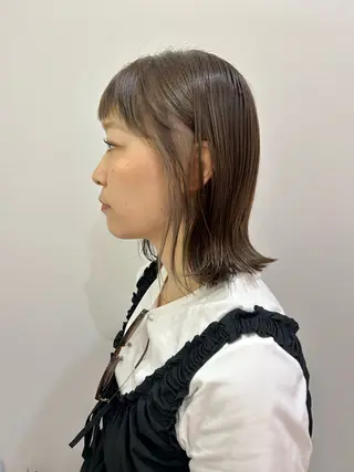 ミディアム カラー お顔まわりカット/ 暖色カラー🍑Amiのその他イメージ