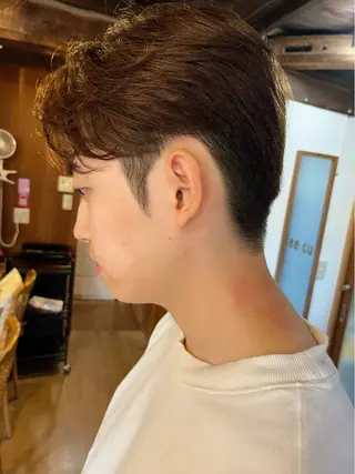 メンズ メンズ🍃ナチュラル 韓国風ヘアRENのヘアスタイル