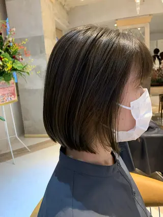 ミディアム 韓国ヘア/髪質改善 /Harunaのヘアスタイル