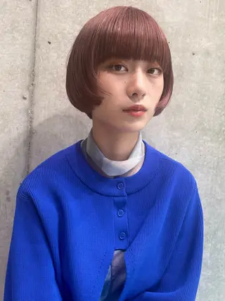 ショート カラー 韓国風カラー✄ カズホのヘアスタイル