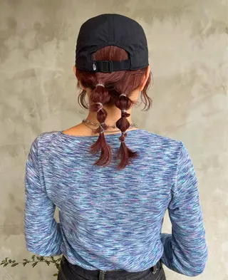 ヘアアレンジ 𓊆透明感カラー𓊇 mako 👒のヘアスタイル