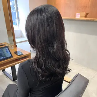 ロング パーマ note所属・韓国風/レイヤー/ note アヤナのヘアスタイル