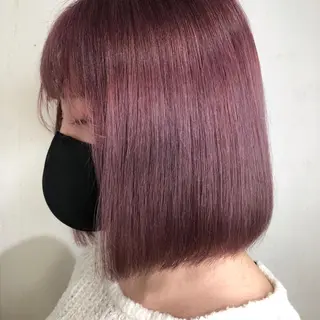 ミディアム カラー パーマ ヘアアレンジ 八巻 晴香のヘアスタイル
