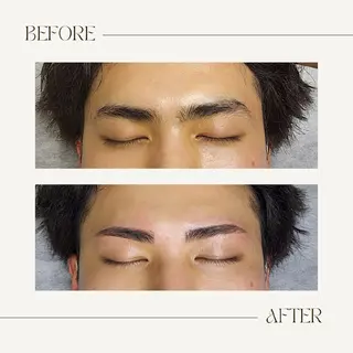 メンズ アイブロウ U_la所属・U_la [ウーラ] 片岡の眉毛・アイブロウイメージ