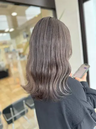 セミロング 🇰🇷韓国風顔周り NANAMI🇰🇷のヘアスタイル