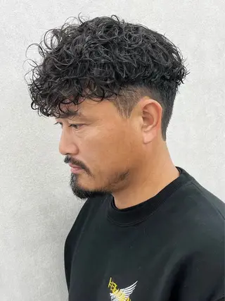 パーマ メンズ 古川 颯馬のヘアスタイル