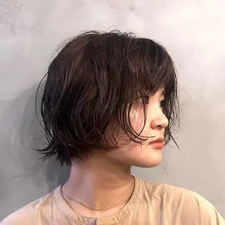 ミディアム 🌿ボブ パーマ高橋啓太🌿のヘアスタイル