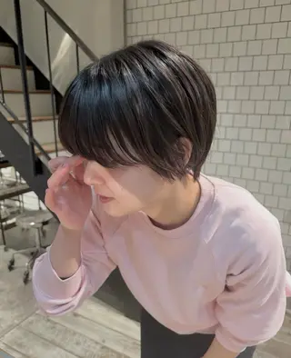 ショート 福間 由菜　京都美容室のヘアスタイル