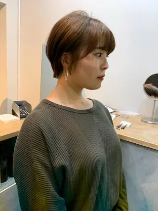 ショート カラー 🍃柔らかヘアー田中 瑞希🍃のヘアスタイル