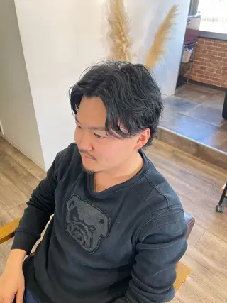 ショート パーマ メンズ Felice Erikaのヘアスタイル