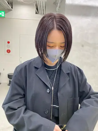 ショート カラー yiye 青山所属・無料カットモデル募集 🌱ひょうがのヘアスタイル