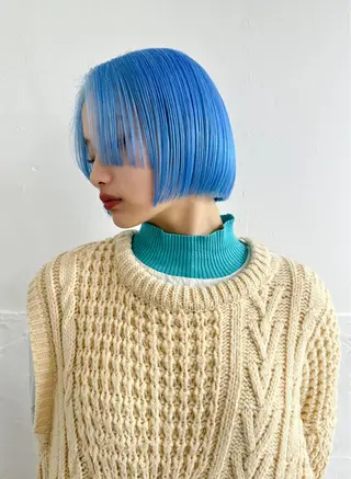 ショート カラー ハイトーン特化サロン 代表　中谷蓮のヘアスタイル