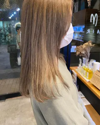 セミロング カラー 柔らかいcolor 🌿harukaのヘアスタイル