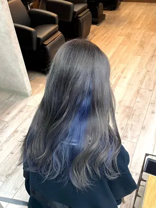 ロング カラー SHUN/ブリーチ ·透明感カラーのヘアスタイル