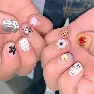 ネイル 🫧ふわりん モニター募集中☺️のネイルデザイン