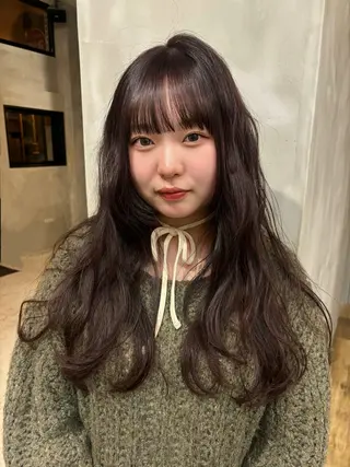 ロング 柴田 美育のヘアスタイル