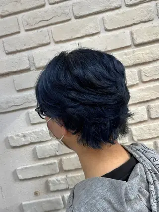 ショート カラー メンズ メンズパーマ 本多のヘアスタイル