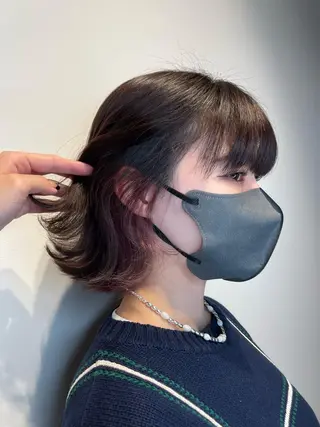 ショート カラー 韓国風カラー🤎 𝒄𝒉𝒊𝒌𝒂のヘアスタイル