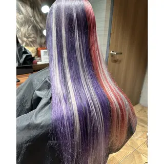 ロング 韓国ヘア×ハイトーン AYA💫のヘアスタイル