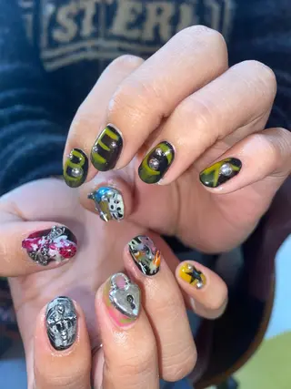 ネイル .unff所属・hana (..)個 性派/メンズネイル◎のネイルデザイン