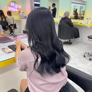 ロング カラー パーマ ヘアアレンジ メンズ キッズ ネイル マツエク・マツパ アイブロウ Lumo所属・💖横浜ブリーチなし 💖MIHOのヘアスタイル