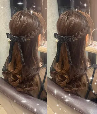 ロング ヘアメ/お呼ばれヘア /横浜/nozomiのヘアスタイル