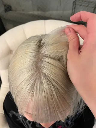カラー rin🩰ハイトーン /レディースパーマのヘアスタイル