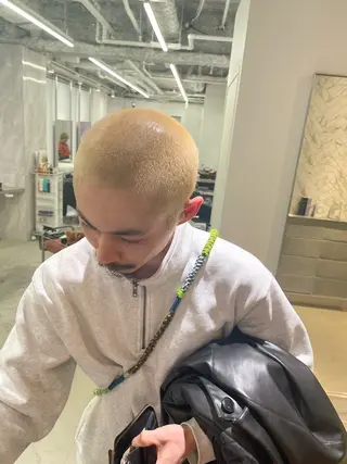 ショート カラー メンズ 🎗秋山勇 /三宮指名No.1のヘアスタイル