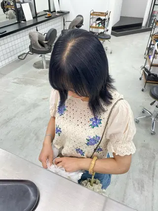 ミディアム カラー 矢場町/メンズ/暖色 /chinatsu.のヘアスタイル