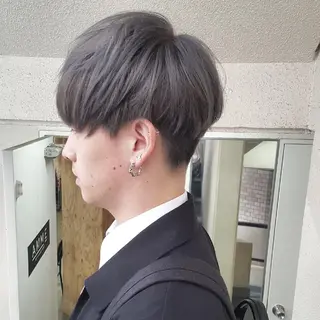 ショート カラー メンズ 🔳髪質改善🔳 岡本陽のヘアスタイル