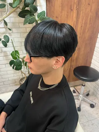 ショート カラー パーマ メンズ 0円カットモデル募集 /瀧澤 陽奈 ☾ᐝのヘアスタイル