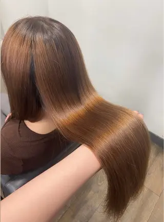 ロング MIREI /韓国風 /大阪美容室のヘアスタイル