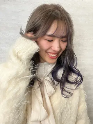 ロング カラー 駅チカ【ali'i】 アリイ花崎友美☘のヘアスタイル