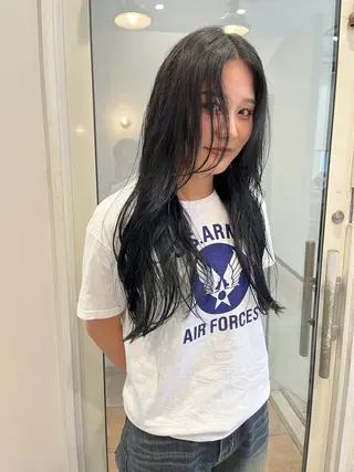 ロング カラー keshiki🦋 Nanaのヘアスタイル