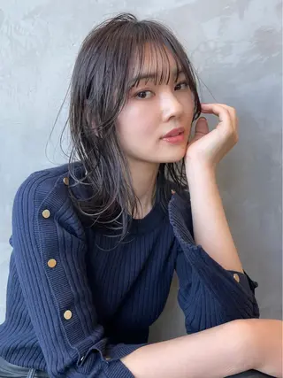 セミロング カラー 🉐レイヤー/塩見 弘樹🉐渋谷のヘアスタイル