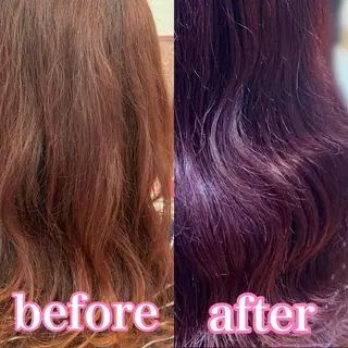 ロング 川井麻由🎀アイドル 量産🎀ピンクカラーのヘアスタイル