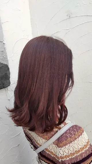 ミディアム 縮毛矯正/レイヤー 💎やまもとちひろのヘアスタイル