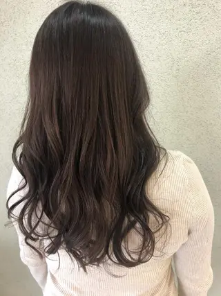 ロング カラー 松下 由恵のヘアスタイル