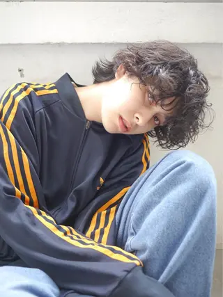 パーマ 渋谷メンズカット/ 工藤靖也のヘアスタイル