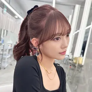 ロング 韓国顔まわり/前髪 /レイヤー/いつきのヘアスタイル