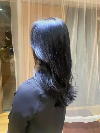 セミロング カラー 【ヘアセット/美眉】 吉川玲のヘアスタイル